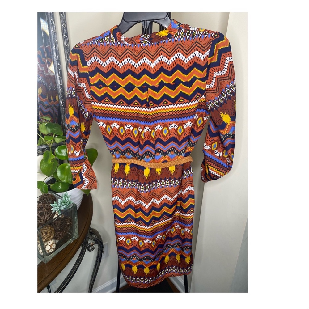 Fun Pattern Dress - Picture 2 of 2